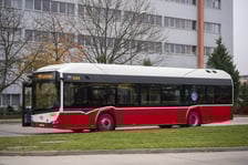 Solaris Urbino 12 hydrogen w zajezdni MPK Wrocław